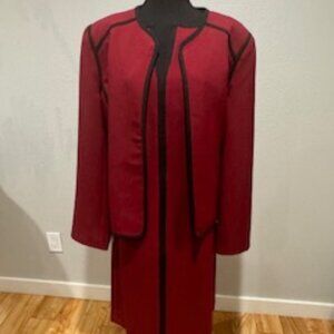 BLACK LABEL EVAN PICONE 2 PIECE SET WOMEN'S DRESS AND JACKET